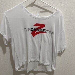 Bella Canvas White T-Shirt with Red Accents